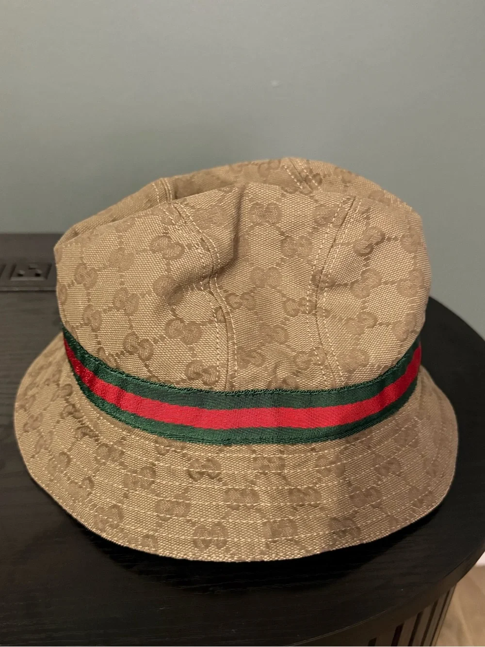 Authentic Gucci Monogram Bucket Hat